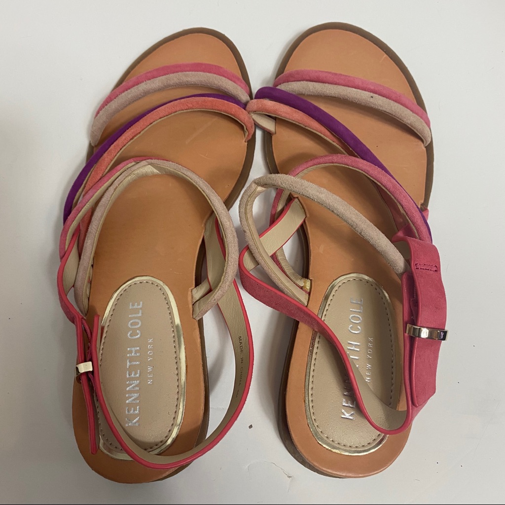 Suede String Sandals
